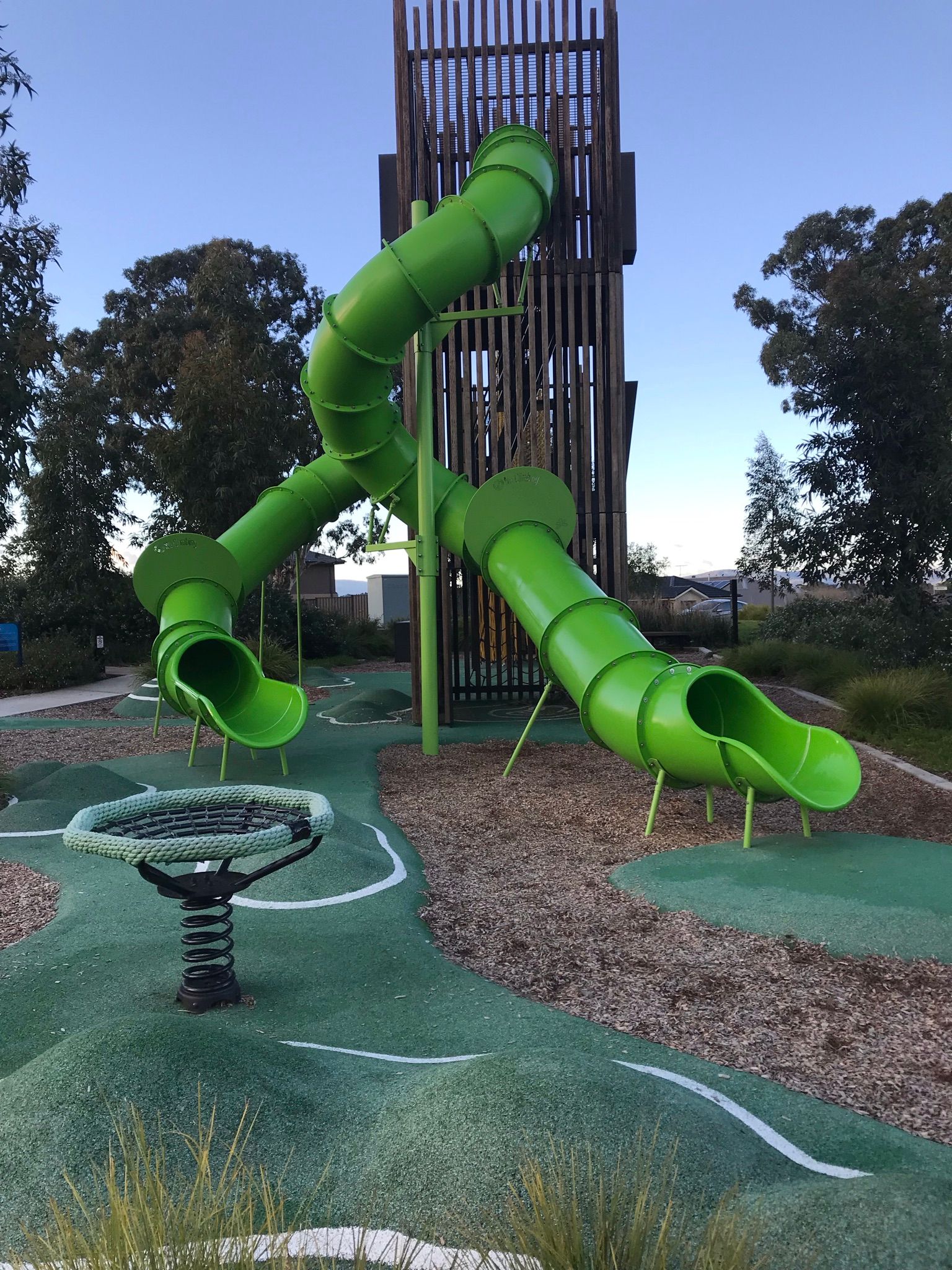 Quite the slide to go down