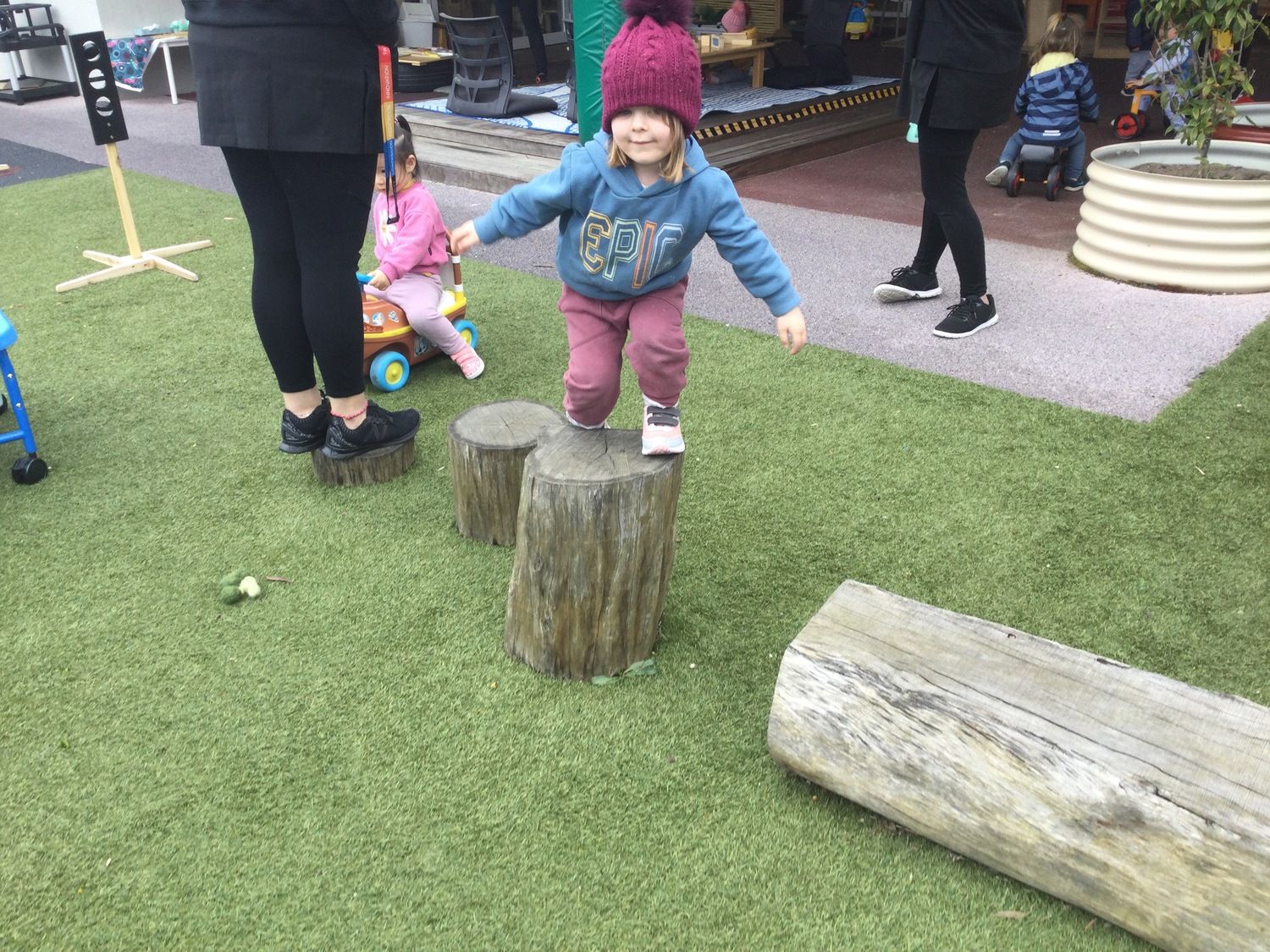 Climbing at day care